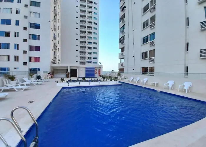 Acogedor Estudio 310 Cartagena Bocagrande A 1 Cuadra De La Playa